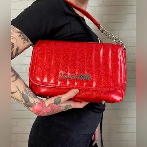 Lux de Ville Retro Mini Gambler tote bag with chain